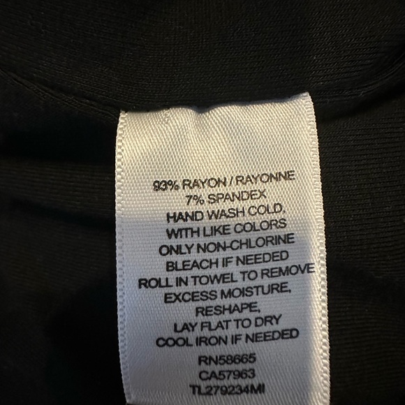 NWOT Leith Black Stretch pencil skirt/ tube dress - Picture 3 of 3